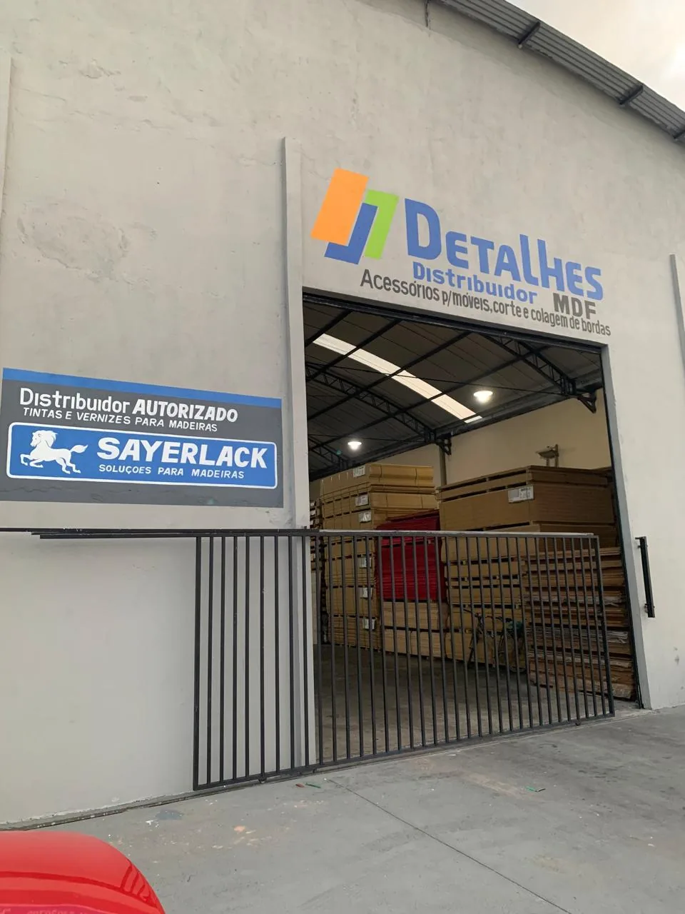 Fachada da loja Detalhes MDF em Belém